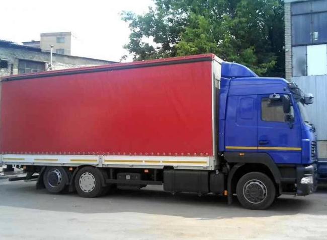 Аренда фуры 15 тонн (шторный бортовой грузовик)